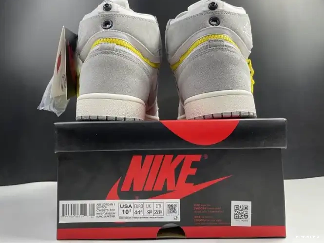 HYPE High 1 CW6576-100 Light Air Switch Smoke Jordan 0528